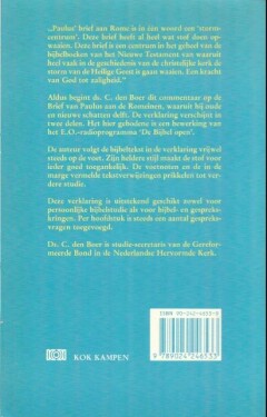 De brief van Paulus aan de Romeinen I-VIII / De brief van Paulus aan de Romeinen / 1 De brief van Paulus aan de Romeinen I-VIII / De brief van Paulus aan de Romeinen / 1 achterkant