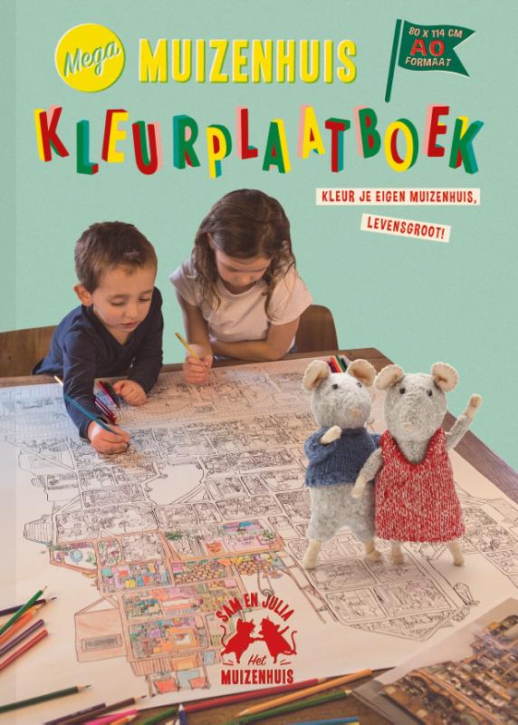 Het Muizenhuis  -   Mega Muizenhuis Kleurplaatboek