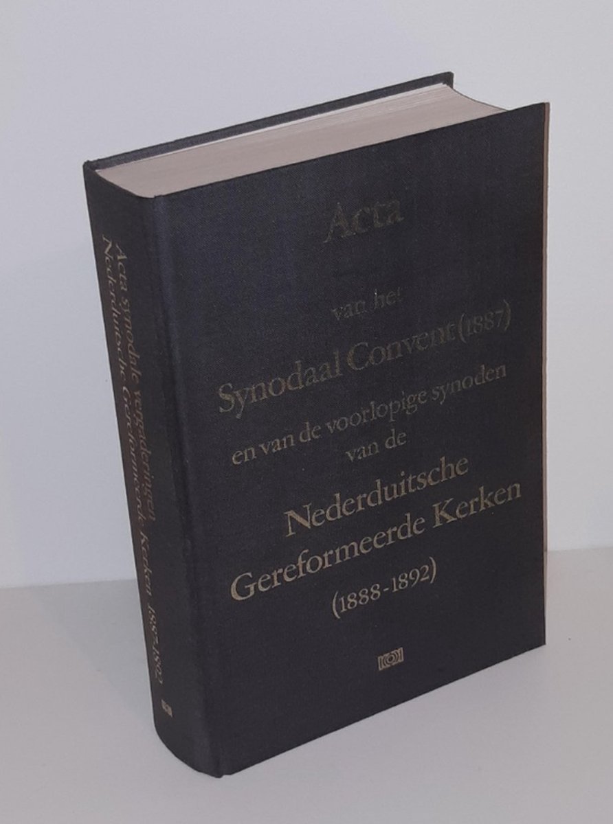 Acta van het synodaal convent 1887 enz