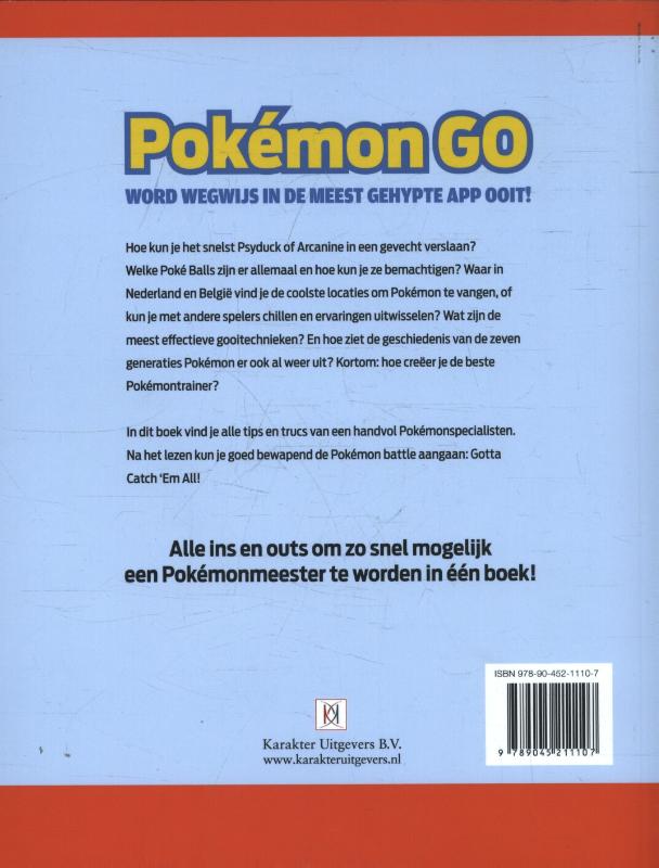 Pokémon Go achterkant