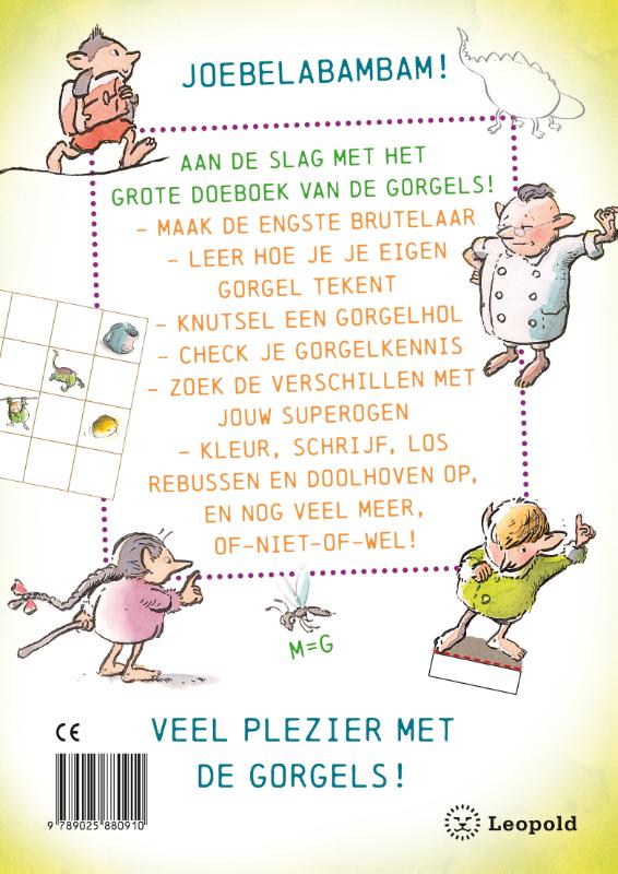 De Gorgels Doeboek / Gorgels achterkant