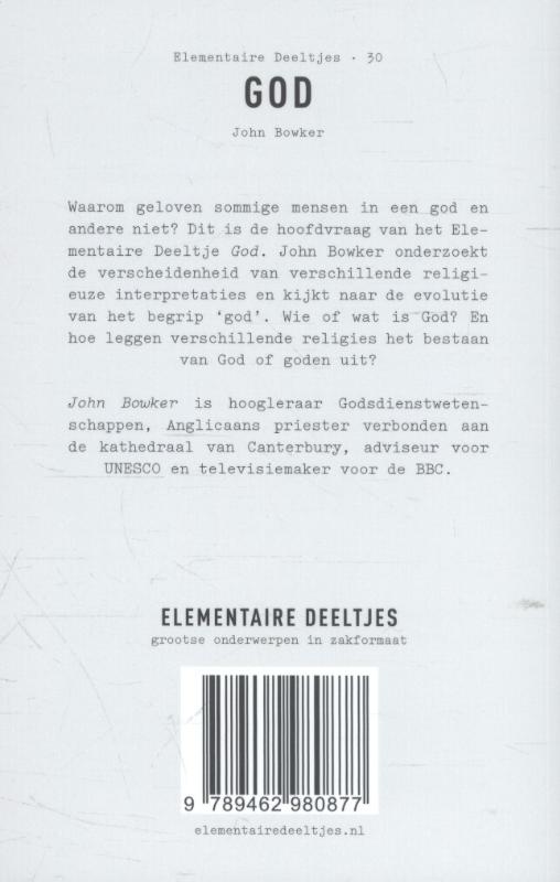 God / Elementaire Deeltjes / 30 achterkant