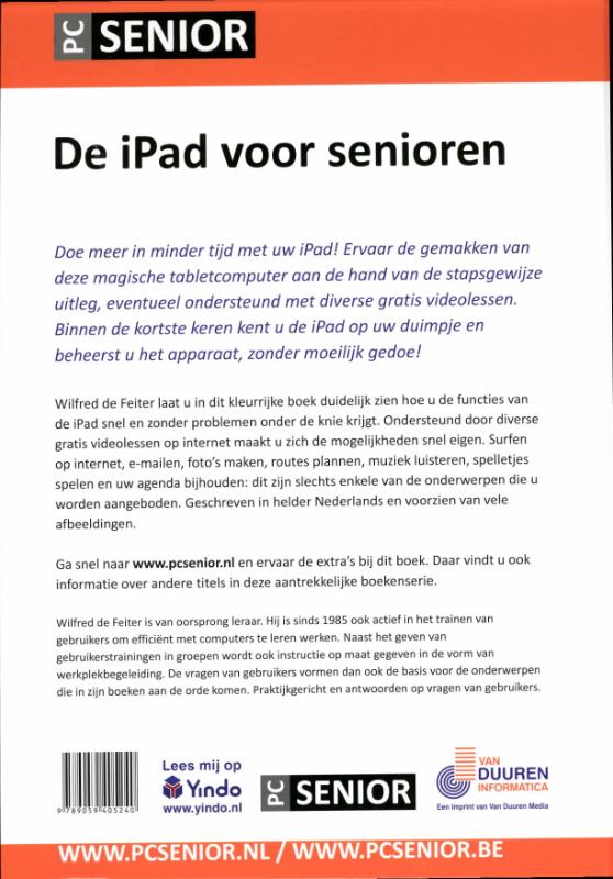 PCSenior  -   De iPad voor Senioren achterkant