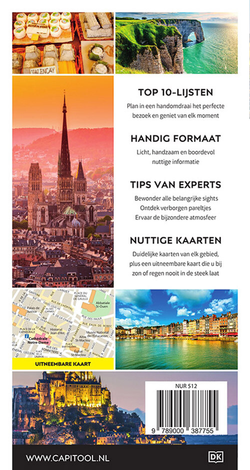 Normandië / Capitool Reisgidsen Top 10 achterkant
