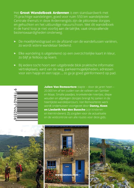 Groot Wandelboek Ardennen achterkant