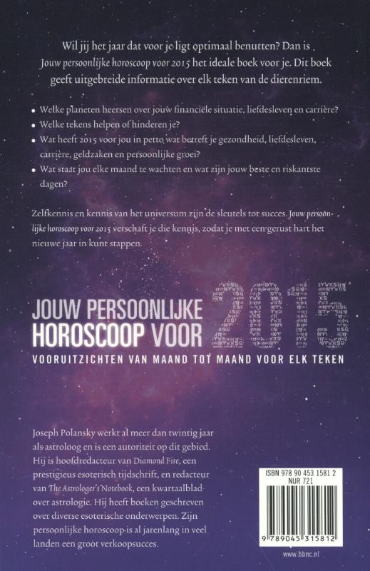 Jouw persoonlijke horoscoop voor 2015 achterkant