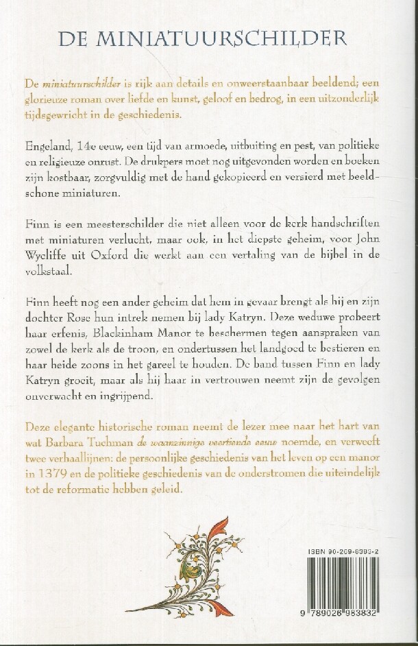 De miniatuurschilder achterkant