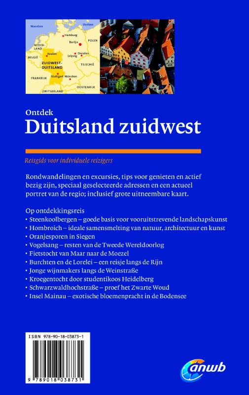 Duitsland ZuidWest / ANWB ontdek achterkant