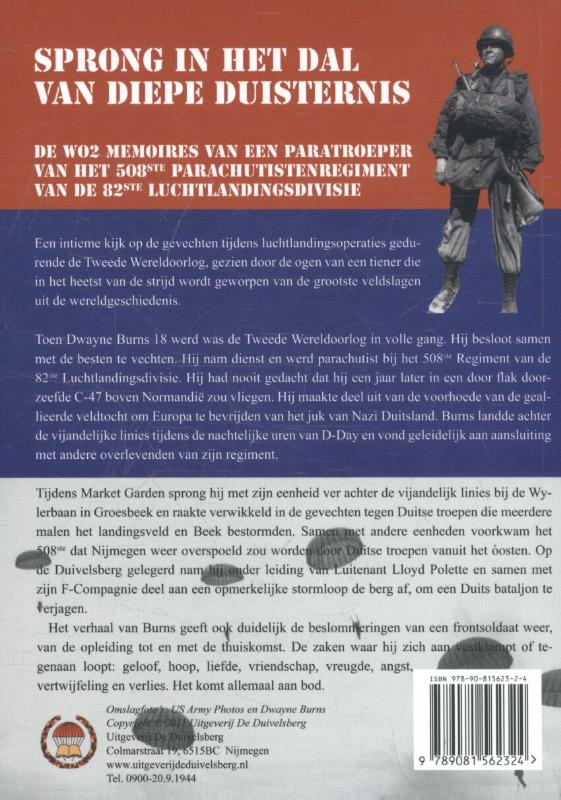 Sprong In Het Dal Van Diepe Duisternis achterkant