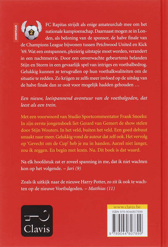 Gevaarlijk spel / De Voetbalgoden / 2 achterkant