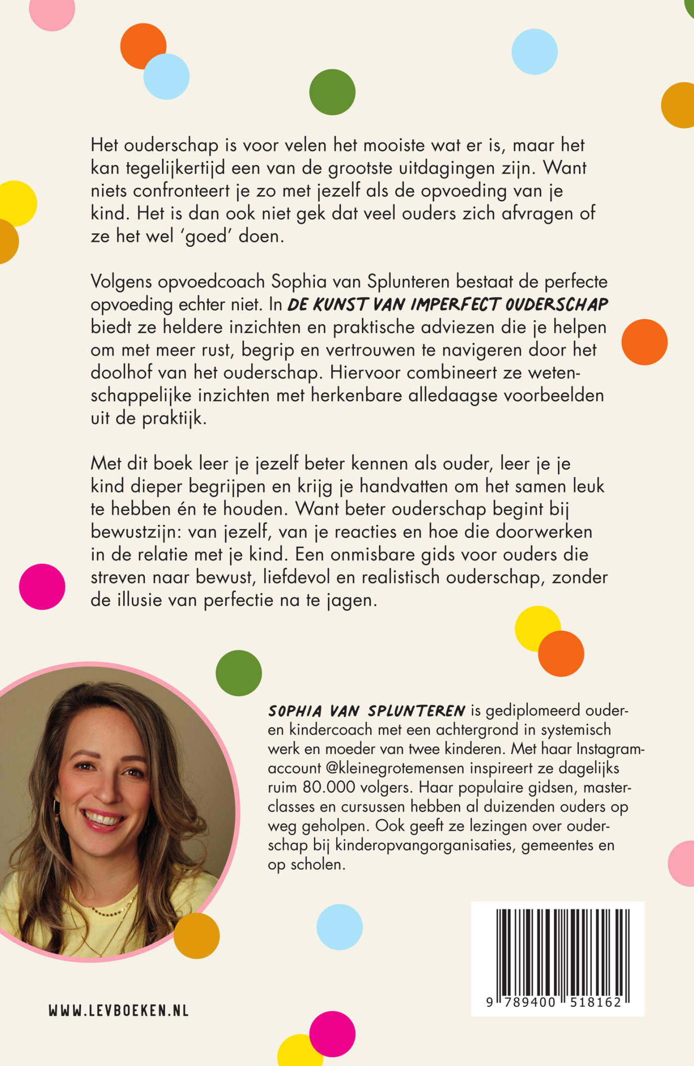 De kunst van imperfect ouderschap achterkant