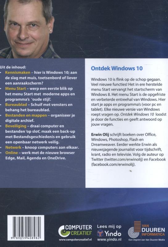 Ontdek Windows 10 achterkant