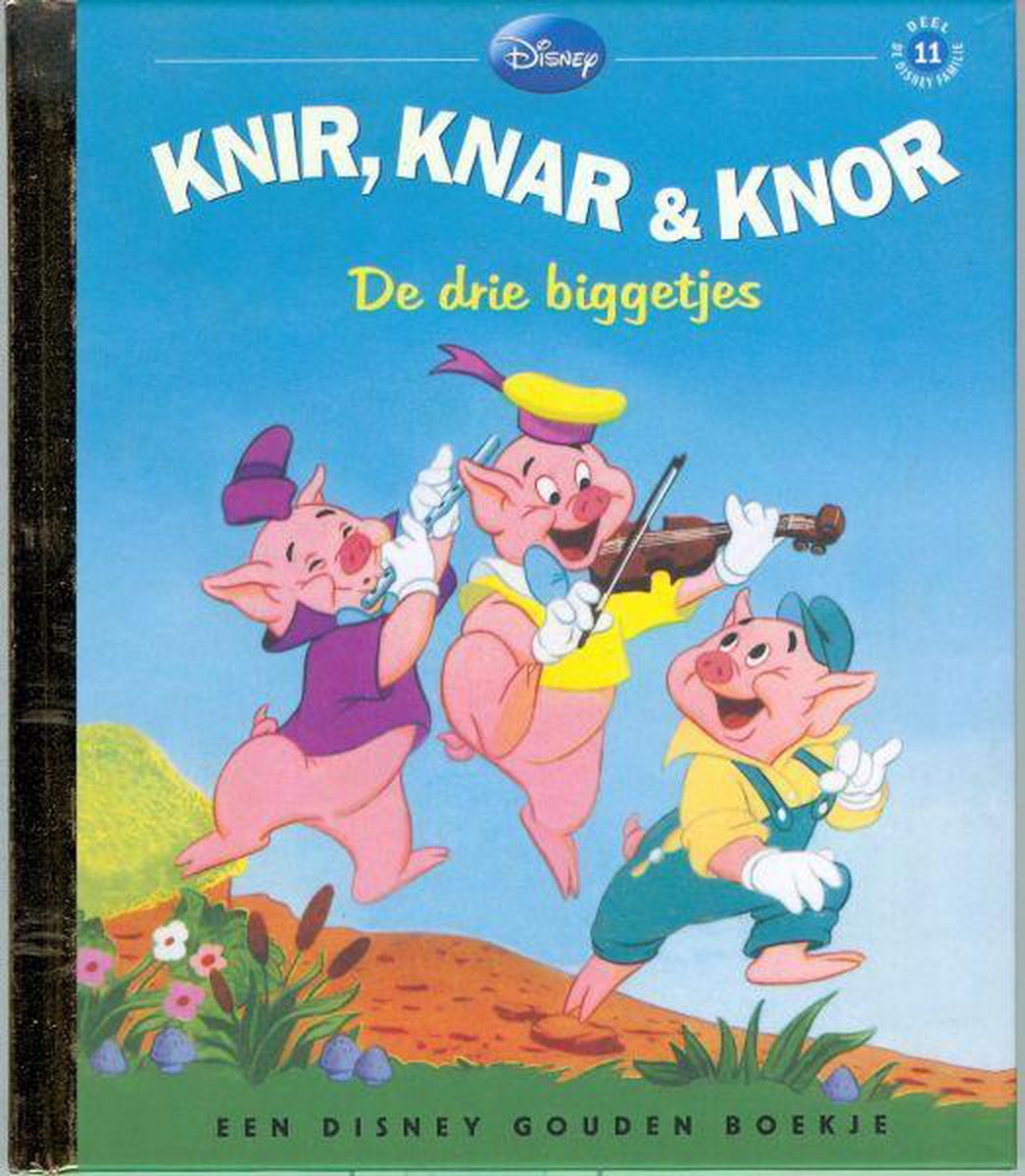 Knir,Knar en Knor de drie biggetjes Disney gouden boekje deel 11