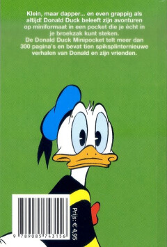 Donald Duck mini pocket 5 / Donald Duck mini pocket / 5 achterkant