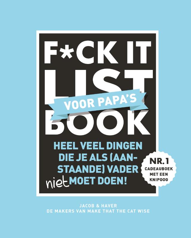 Jacob & Haver F*ck It List Book Voor Papa's