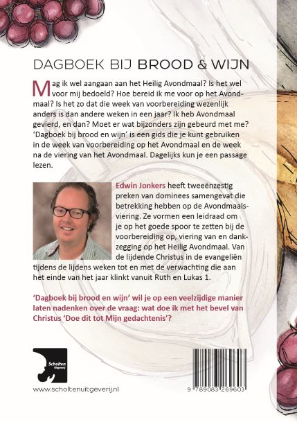Dagboek bij brood en wijn achterkant