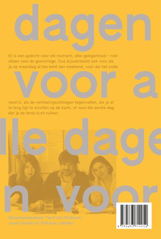 Voor alle dagen achterkant