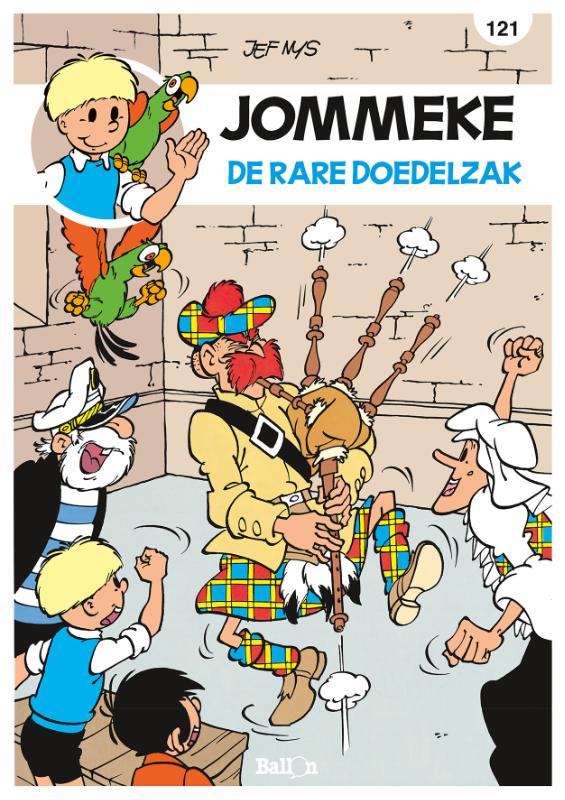 Jommeke strip - nieuwe look 121 -   De rare doedelzak