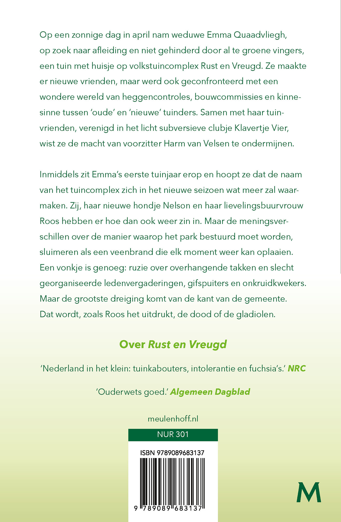 De slag om Rust en Vreugd achterkant