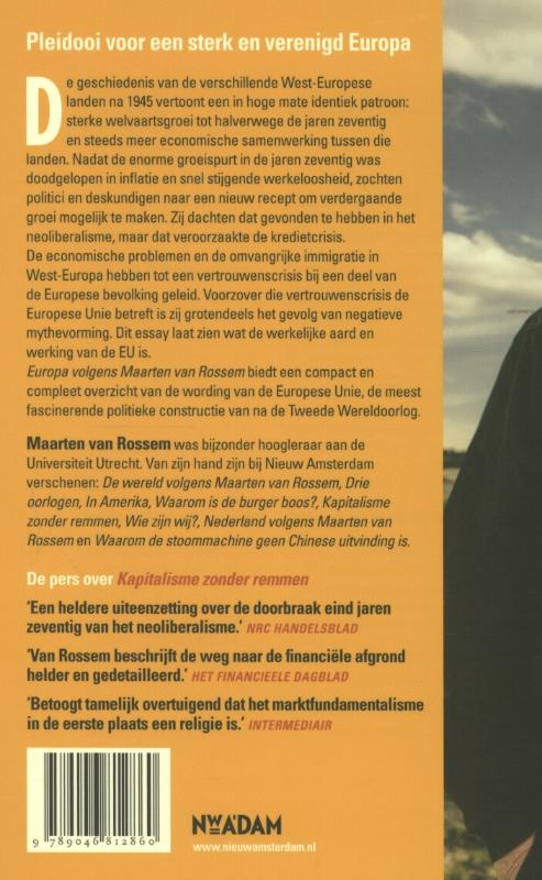 Europa volgens Maarten van Rossem achterkant