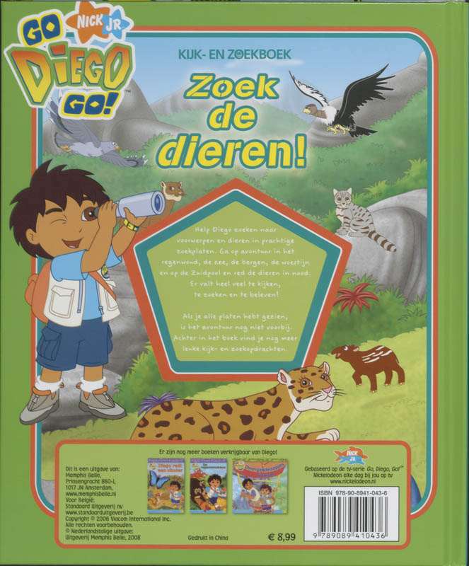 Diego  Zoek De Dieren! achterkant