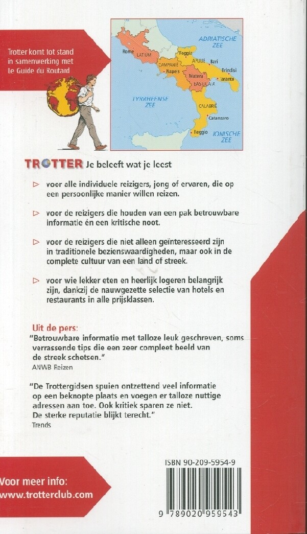 Zuid-Italië / Rome / Trotter achterkant