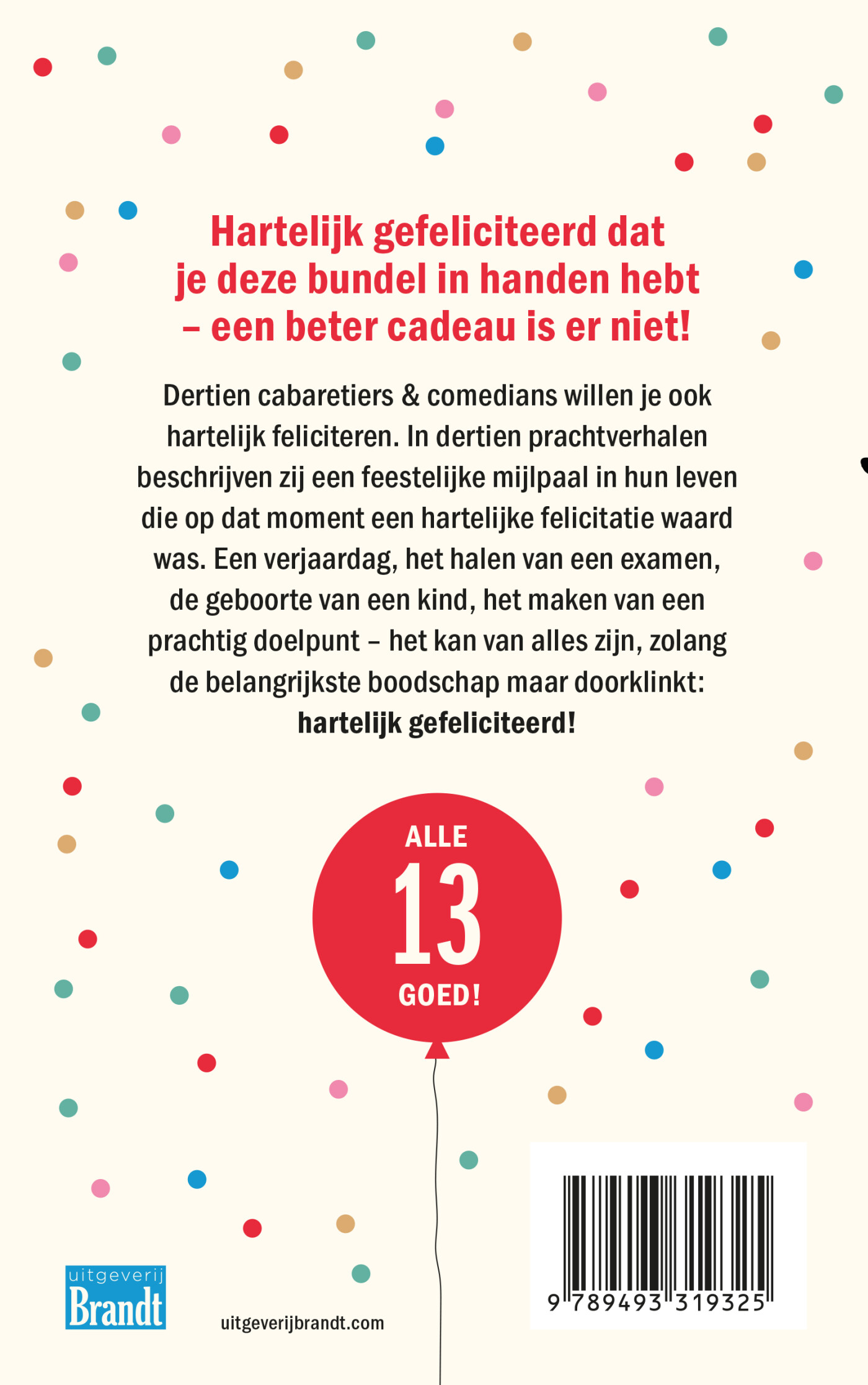 Hartelijk gefeliciteerd achterkant