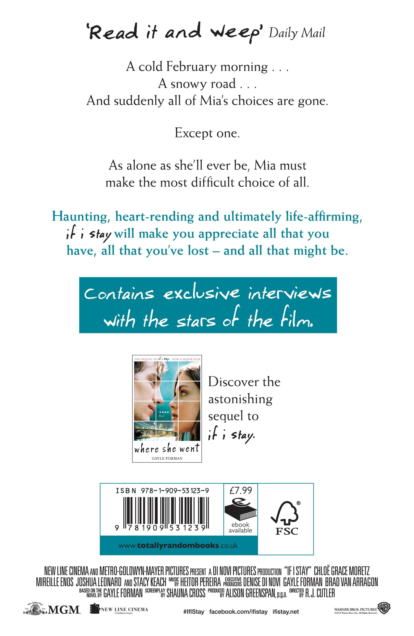 If I Stay / If I Stay / 1 achterkant