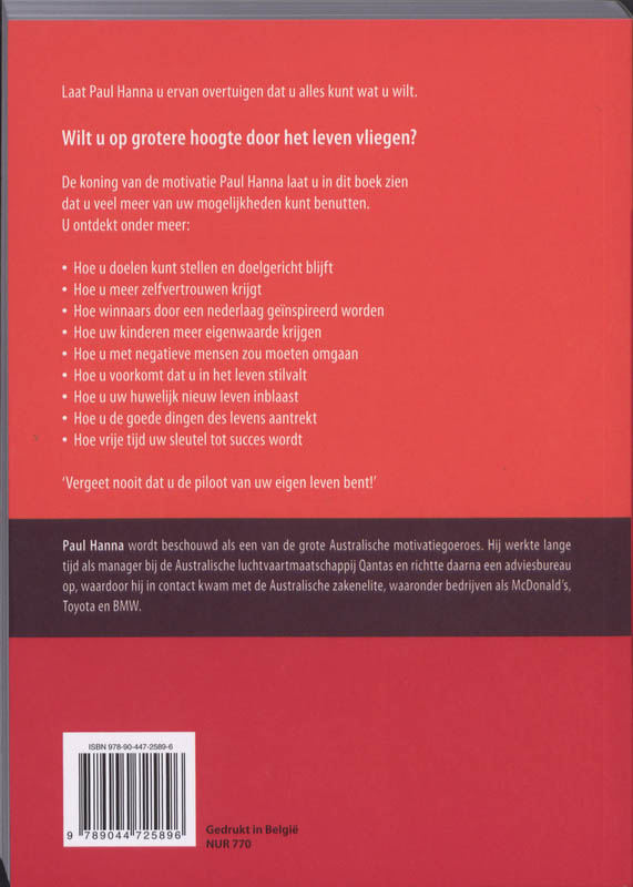 Succes zit in ieder van ons achterkant