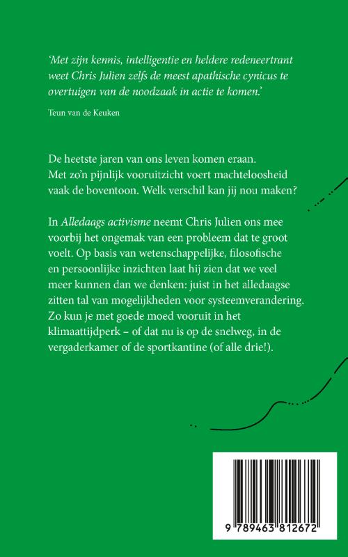 Alledaags activisme achterkant