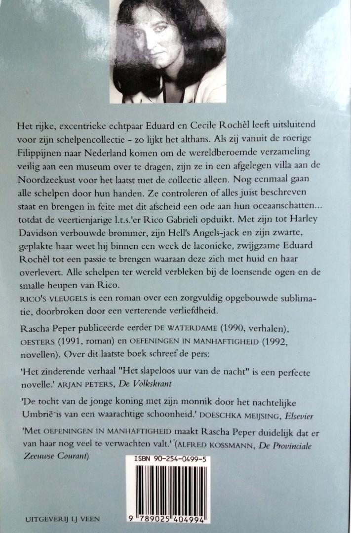 Rico's vleugels achterkant