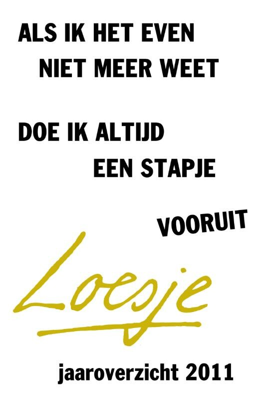 Loesje jaaroverzicht  2011
