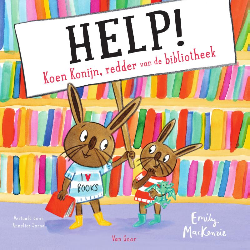 Help! Koen Konijn, redder van de bibliotheek / Koen Konijn