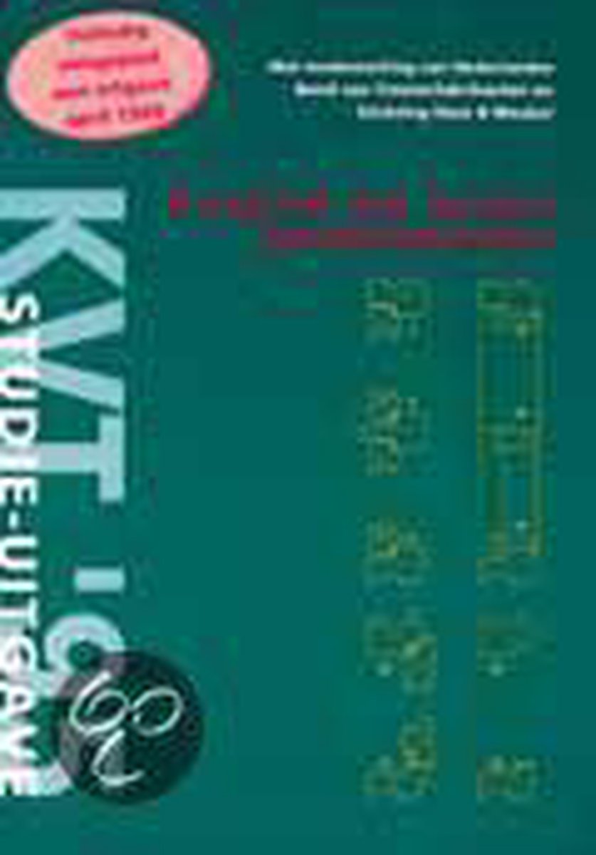 boekenbalie_9789021291130_cover KVT '95 Kwaliteit van houten gevelelementen Studie-uitgave