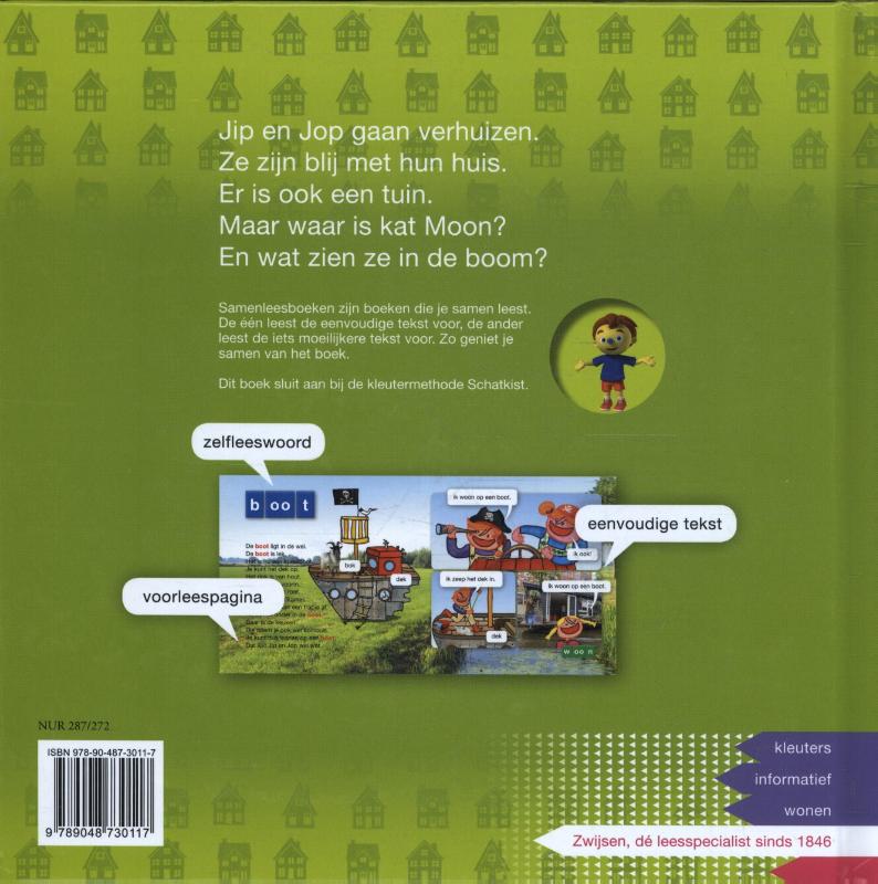 Haa, een hut! / Kleuters samenleesboek achterkant