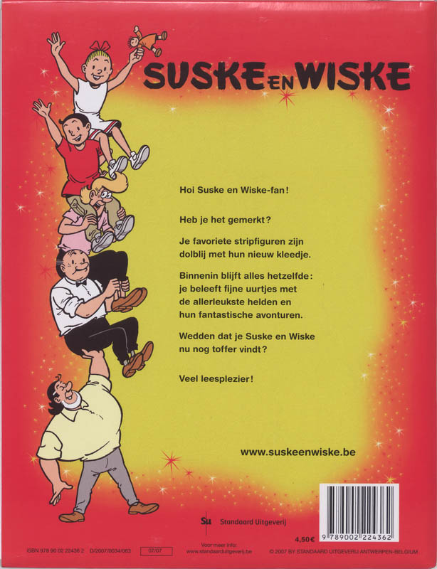 Suske en Wiske 296 - De curieuze neuzen achterkant