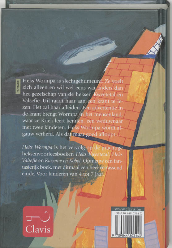 Heks Wormpa / Clavis fantasie achterkant