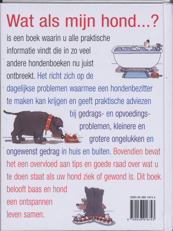 Wat als mijn hond...? achterkant