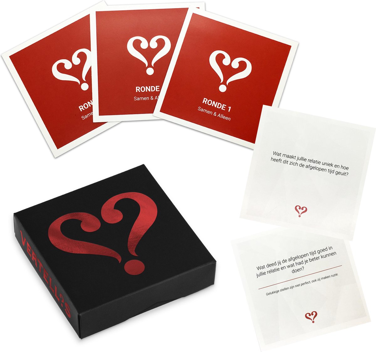 Vertellis Relatie Editie - Gespreksstarters - Relatiespel Voor Alle Liefdesrelaties, Ultiem relatie cadeau, Gesprekskaarten, Vragenspel Met Kaarten