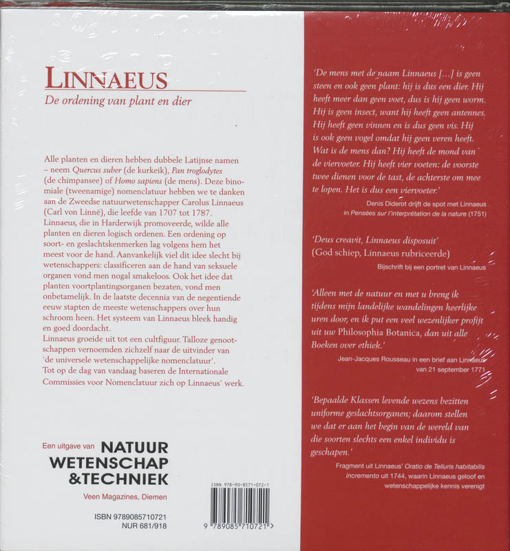 Linnaeus / Wetenschappelijke biografie / 19 achterkant