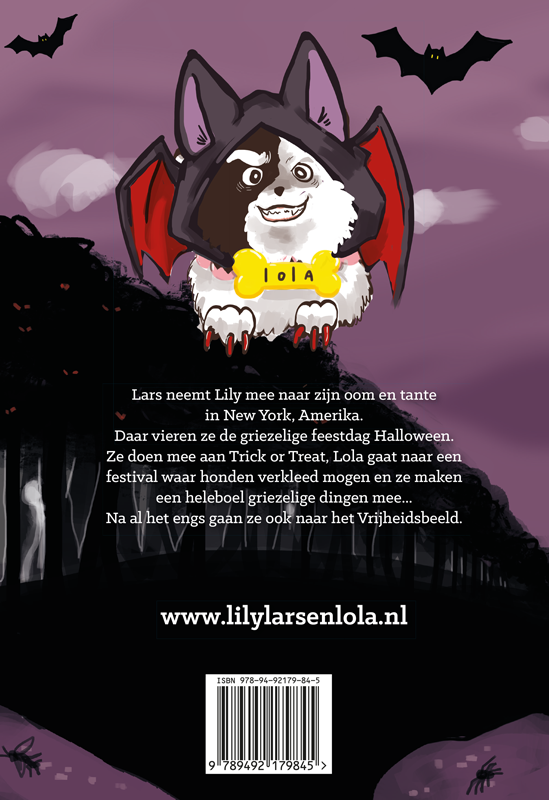 Halloween / De avonturen van Lily, Lars & Lola achterkant