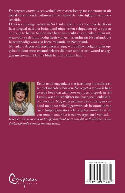 De Vergeten Vrouw achterkant