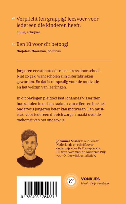 Is het voor een cijfer? achterkant