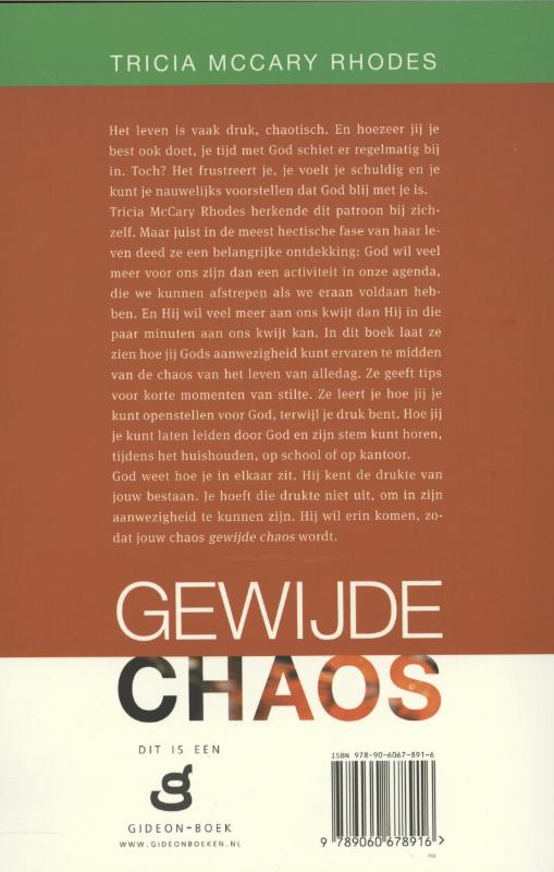 Gewijde chaos achterkant