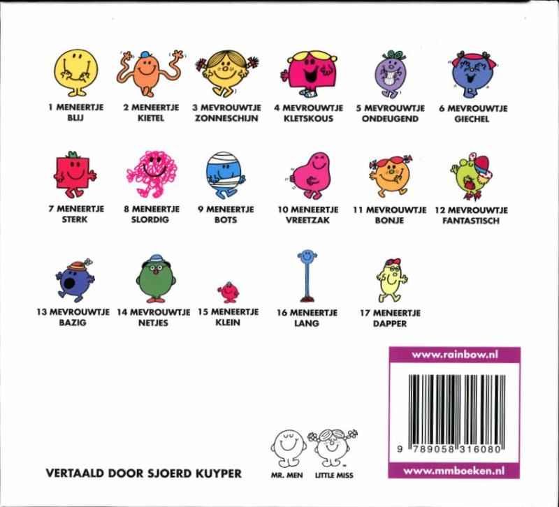 Meneertje Dapper achterkant