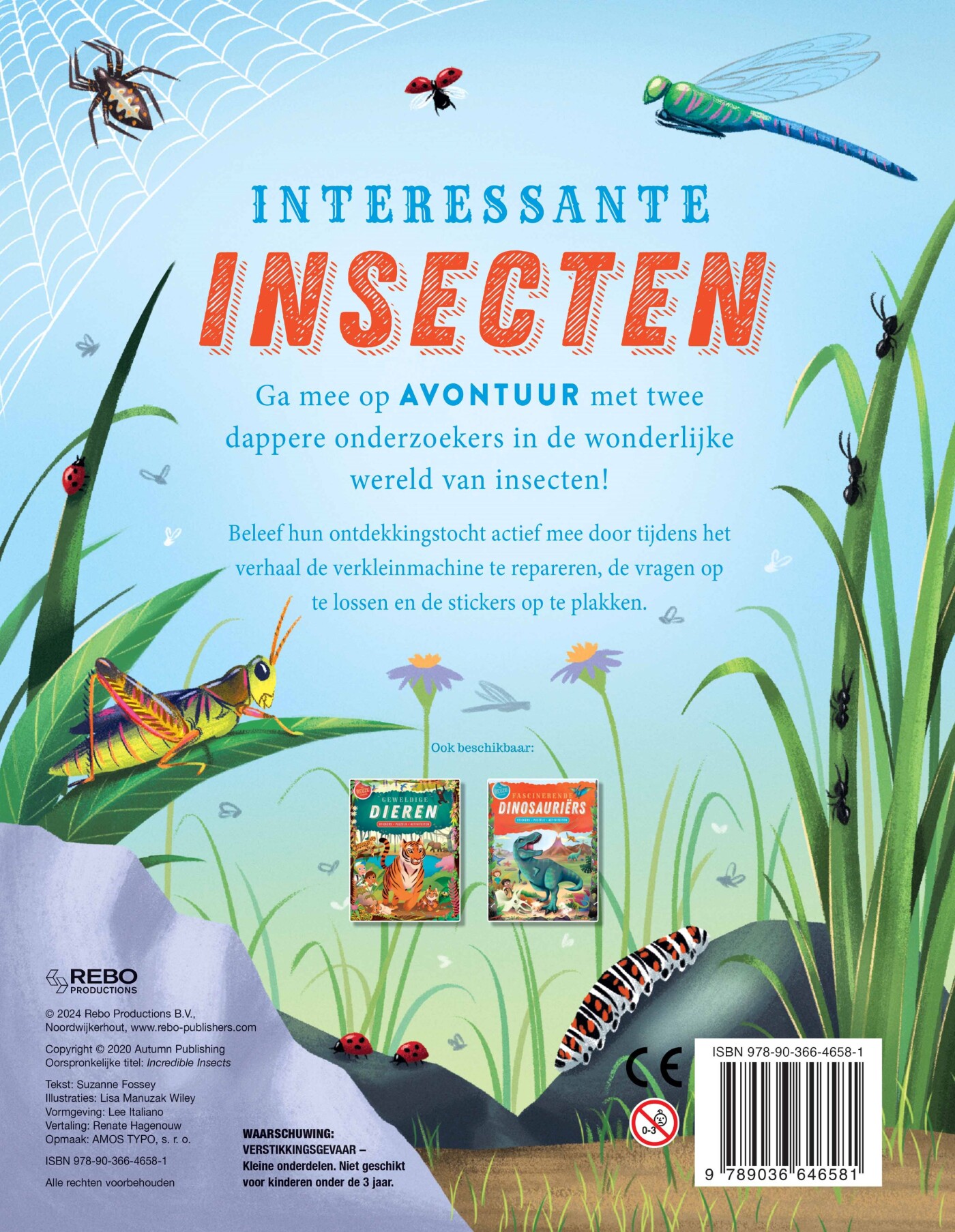 Interessante insecten achterkant
