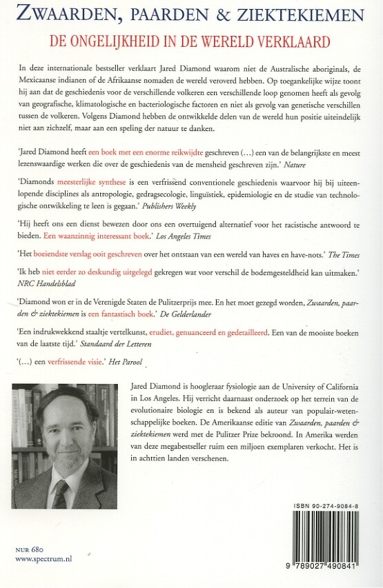 Zwaarden, paarden en ziektekiemen Zwaarden, paarden en ziektekiemen achterkant