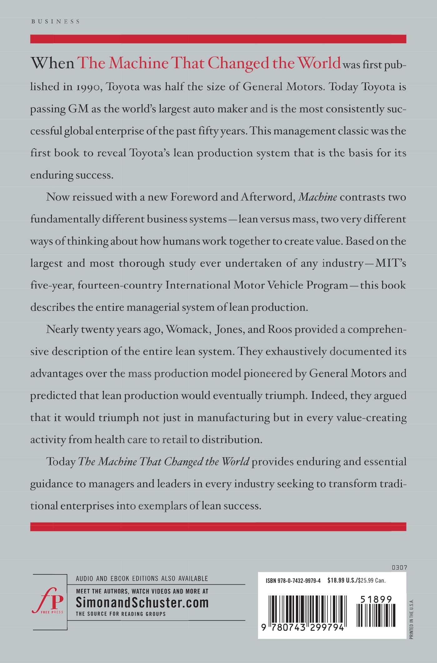 The Machine That Changed the World achterkant