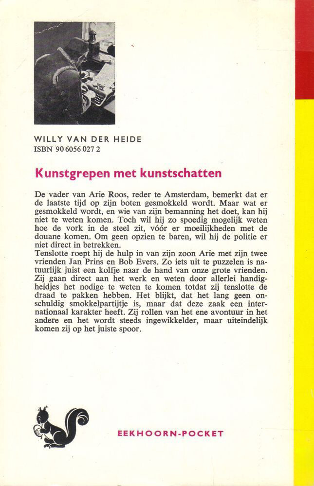 Kunstgrepen met kunstschatten / Bob Evers-serie / 27 achterkant