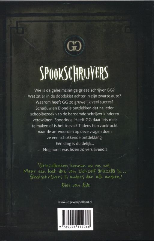 Spookschrijvers achterkant